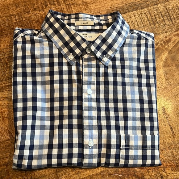 Hawker Rye Other - Hawker Rye Blue Checkered Men’s Casual Shirt